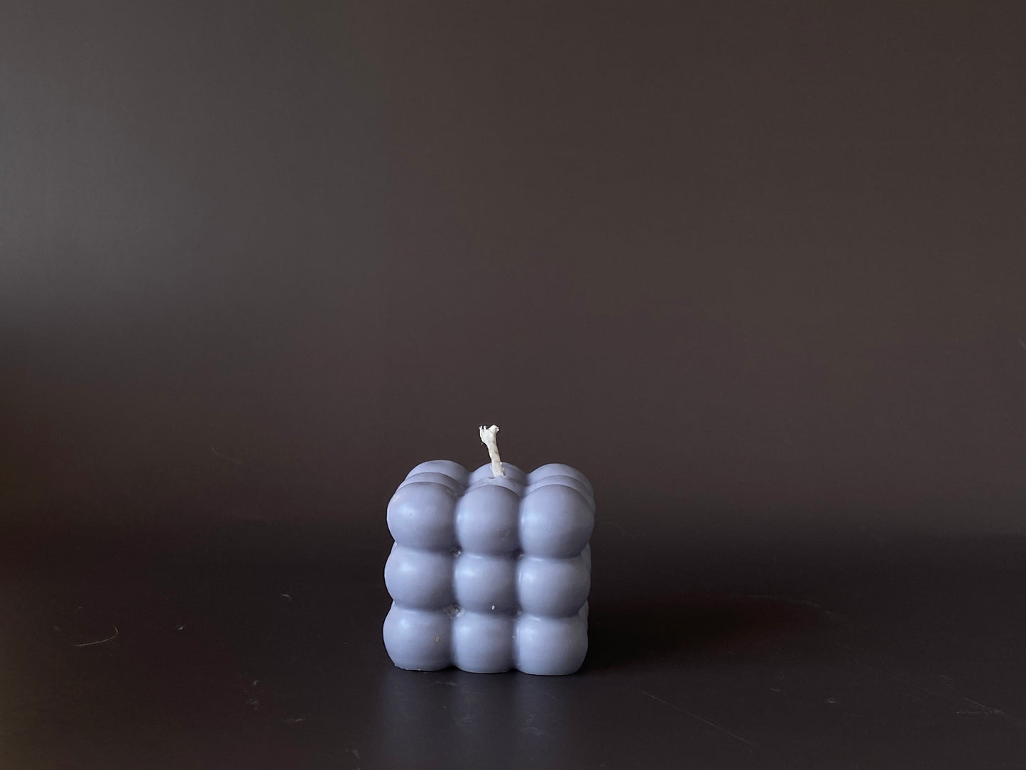 Handmade decorative bubble candle for minimalist home decor - medium size