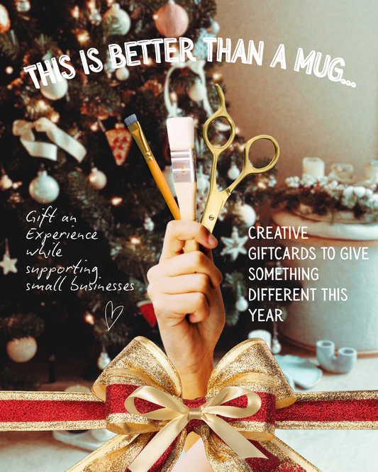 "This is better than a mug!" Creative Gift Card
