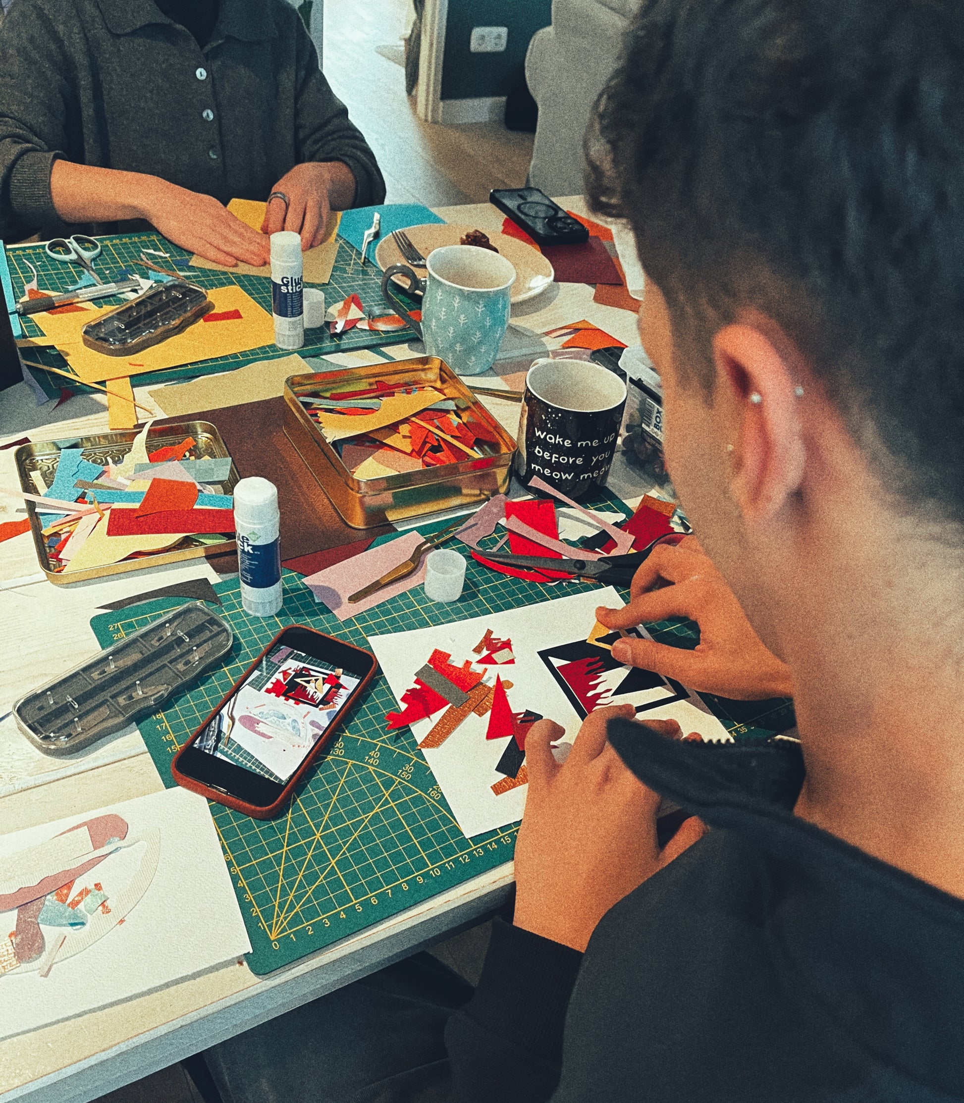 sip & collage mixed media workshop craft amsterdam