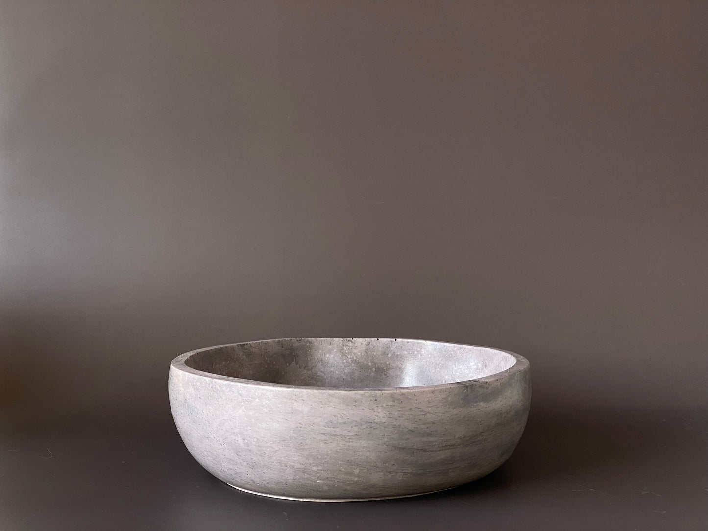 marbled concrete bowl purple and black for minimalistic home decor